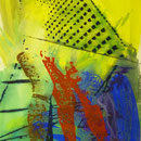 O.T., 1994, Mischtechnik/LW; 107 x 160 cm