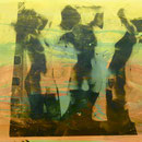 3-fach Akt, 1991, Mischt./Fotoemulsion/LW, 160 x 120 cm