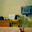 Budweiser, 1982, Öl/LW, 113 x 90 cm