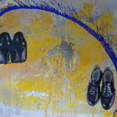 Paar,Mischt./LW, 1992, 160 x 120 cm