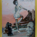 Duchamp, 1991, Hgl, 43 x53 €, 280,-€, Aus der Serie "Freunde und Bekannte"