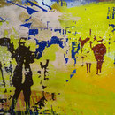 City, 1997, Mischt./LW, 160 x 120 cm