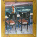 Stühle und Ketchup, 1984, Hgl, 67 x 78 cm, 680,-€