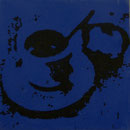 Espresso Blue, 1998, Mischt./LW, 100 x 100 cm