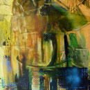 Töpfe, 1998, Mischtechnik/LW, 110 x156 cm