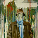 Der Kopf des Malers, 1982, Öl/LW, 102 x 160 cm 