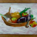 Gemüse, 1998, Hgl, 56x 56 cm, 380,-€