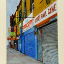 Grocery, 2001. Hgl, 57 x 81 cm, 650,-€