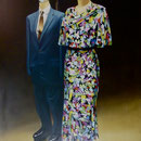 Kleiderpuppen, 1982, Öl/LW, 140 x 190 cm