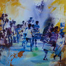 Transfer, 1987, Mischt./LW, 120 x 160 cm