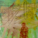 Magnetmann, 1994, Mischt./LW, 108 x 160