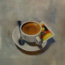 Espresso, 2005, Mischtechnik auf LW, 66 x 98 cm