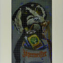 Jägermeister, 2007, Hinterglasmalerei auf  Industrieglas, 43 x 61 cm, 300,--€