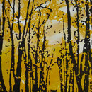 Fächerallee, 2000, Mischt./LW,100 x 150 cm           