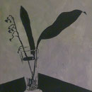 Maiglöckchen,1993, Öl/LW, 60 x 70 cm