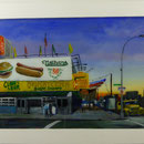 Nathan´s,1990, Hgl, 85 x 66 cm, 730,€