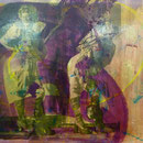 Lachende Kunst, 1991, Mischtechnik mit Fotoemulsion/LW, 160 x 120 cm , nicht verfügbar