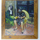 Nagelfeilen, 1984, HGl, 75 x 88 cm, 680,-€
