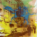 Köln, Ehrenstrasse, 1995, Mischt:/LW, 120 x 160 cm