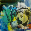 Rita, 1988, Mischtechnik/LW, 125 x 160 cm