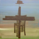 Rekonstruktion,1991, DGN, Mischt./Fotoemulsion/LW, 100 x 100 cm