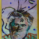 Picabia I, 1991, Hgl, 43 x53 cm, 280,-€, Aus der Serie "Freunde und Bekannte"