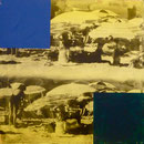 Nirwana Club, 1992, Mischt./Fotoemulsion/LW, 100 x 100 cm