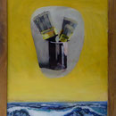Pinsel über Meer, 2002, Hgl, 52 x 67 cm 380,-€