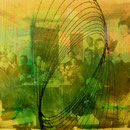 Rübsam's Geburtstag, 1991, Mischtechn./Fotoemulsion/LW, 160 x 120 cm, 1.400,-€