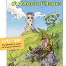 Illustration pour couverture livret enfants sentier Mont d'Haurs - Givet (Ardennes) - Encre couleur et crayon noir - 2013 <br><br>Illustration . dessin . peinture