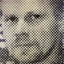 "Selbstporträt", 2001, Linolschnitt auf Leinwand, 240 x 240 cm (12-teilig)