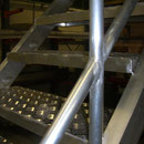 escalier aluminium accès étage