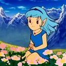 Principessa dai capelli blu