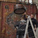 Arbeiten in der Pfarrkirche St. Othmar