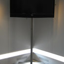 mobiles Edelstahl Stativ für Plasma TV
