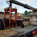 Erste Materiallieferung 12.05.2014