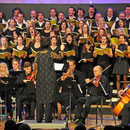 Silcherchor, Jugend- und Projektchor mit Projektorchester der Musikschule Gregorianum Laupheim, sowie die Solisten Julia Werner (Mezzosopran) & Andreas Beinhauer (Bariton) Laupheim 08. & 09. November 2014