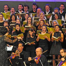 Silcherchor, Jugend- und Projektchor mit Projektorchester der Musikschule Gregorianum Laupheim, sowie die Solisten Julia Werner (Mezzosopran) & Andreas Beinhauer (Bariton) Laupheim 08. & 09. November 2014