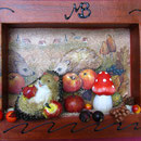 HERBST - Igelfamilie / 22,7 x 30,3 x 2,5 cm / nicht verfügbar