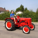 schönster Traktor im Teilnehmerfeld: MC Cormick / Fahrer Christoph GERHART