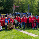 Gruppenfoto im Museum