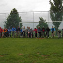 Rast am Sportplatz in Heinrichsdorf