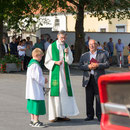 Segnung in Rodingersdorf durch Pfarrer Milo