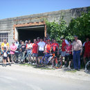 Gruppenfoto mit Kellerbesitzer Franz Graf, Leodagger