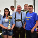 1. Platz: USV Traktorfreunde: Kerstin, Franz und Norbert sowie OV Ludwig Knell