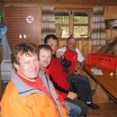 kurze Rast in der "Jagdhütte"
