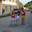 Unser Team vor dem Start ( Christian, Philipp und Manuel)