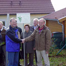 Rebstockverpflanzung 2004 - 20 Jahre Partnerschaft