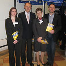 Nadja Wozonig, Othmar Karas, Margareta Stubenrauch und Hannes Heissl (v.l.n.r.)
