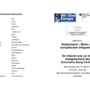 Einladung und deutsch-österreichisches Wörterbuch